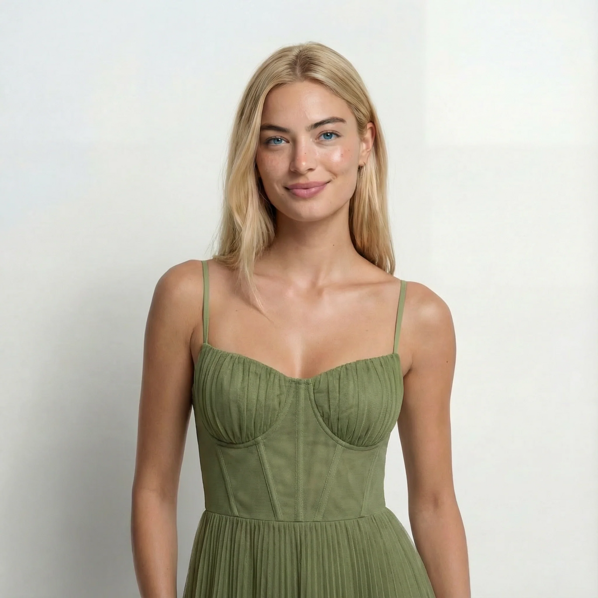 Vestido Midi Tablas