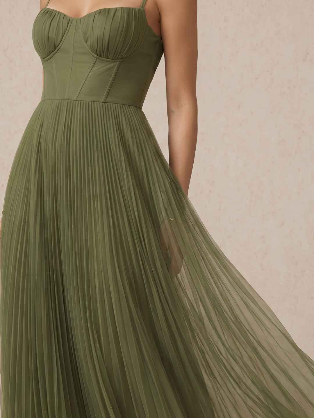 Vestido Midi Tablas