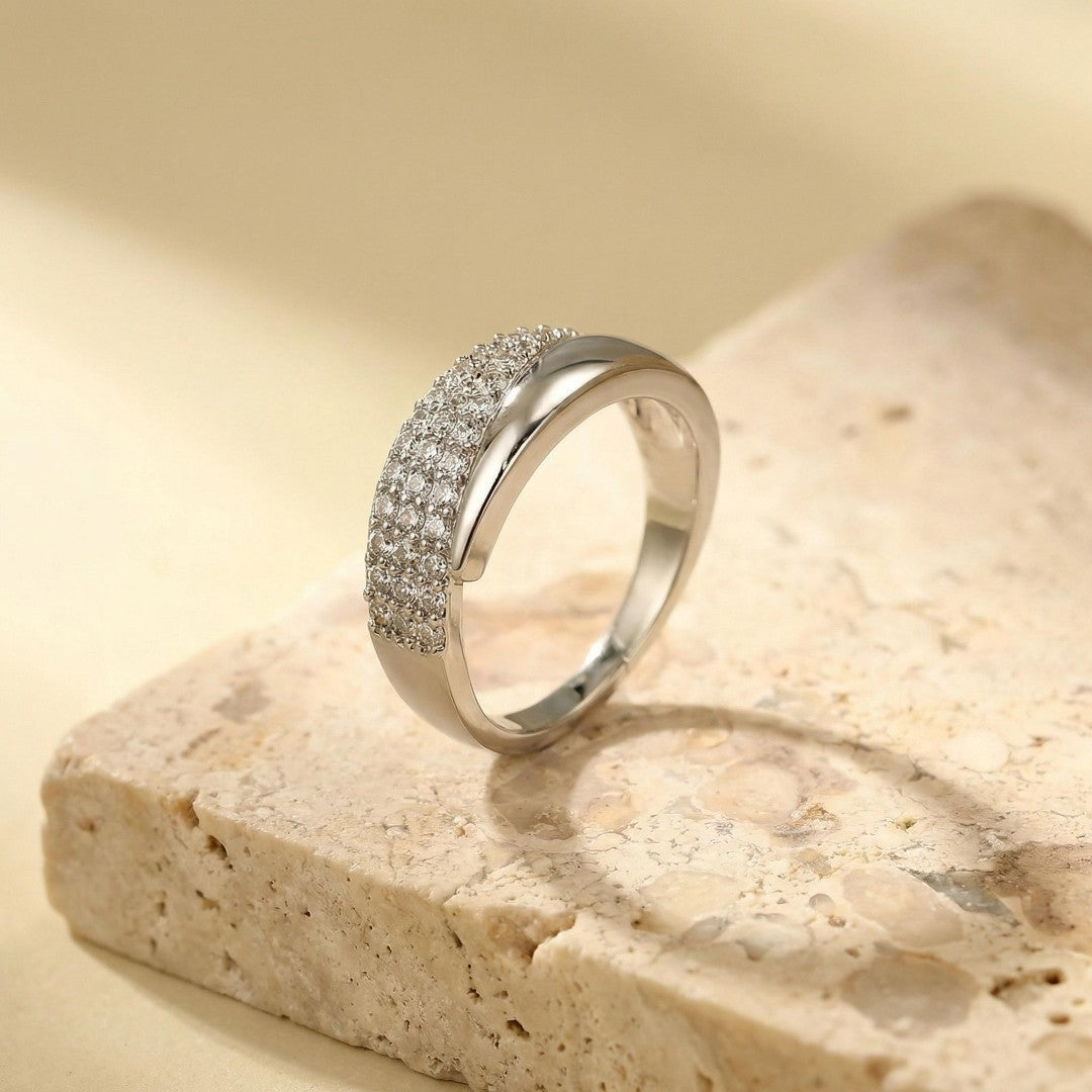 Anillo Pavé Brillante