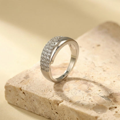 Anillo Pavé Brillante
