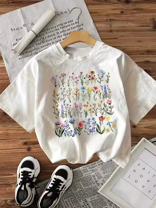 Camiseta flores